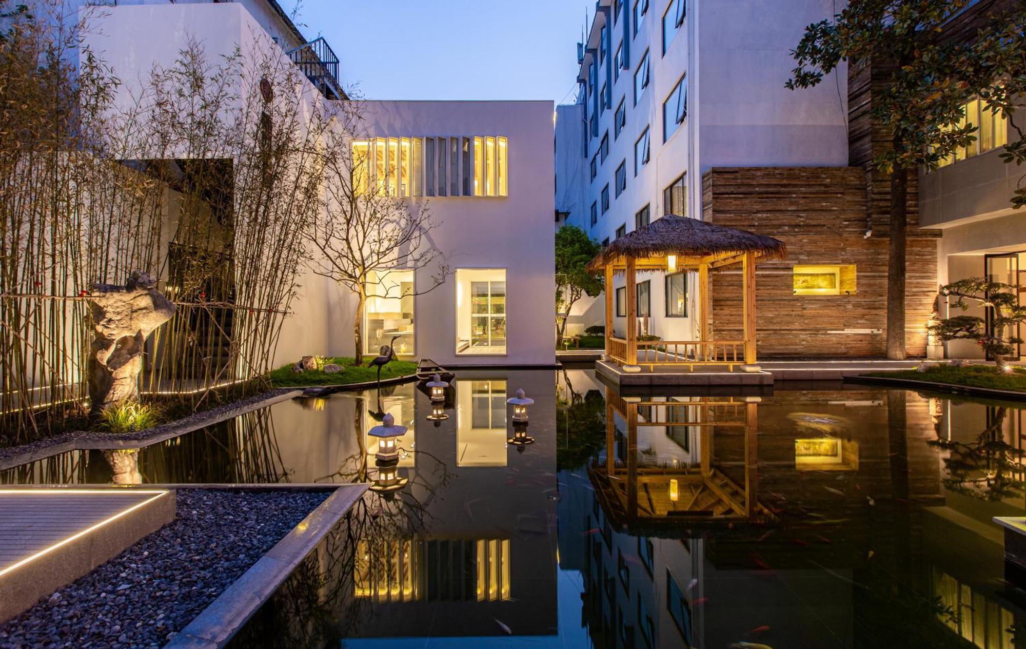 苏州华侨饭店 Suzhou (Jiangsu) Exteriör bild